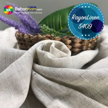 Kain Linen Rayon Salur 5409 Lebar 145 CM